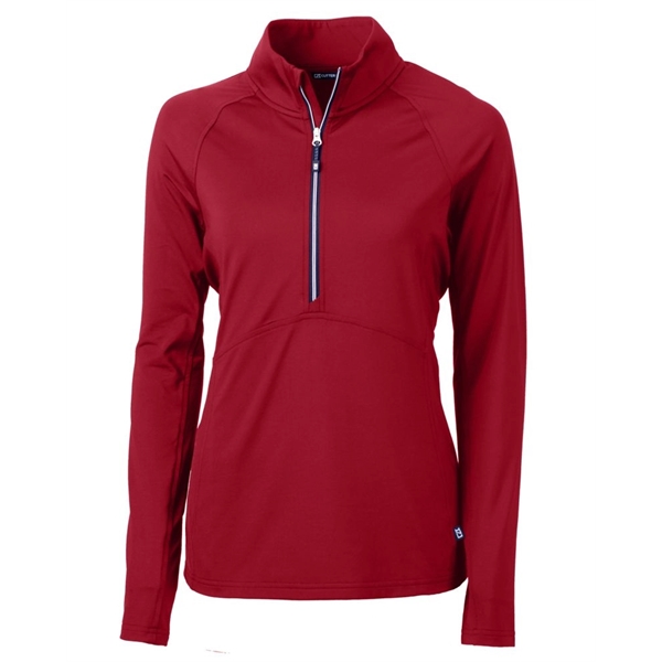 Women's pullover with a half-zip, raglan sleeves, and locker loop.... from ASI 47965 Cutter & Buck