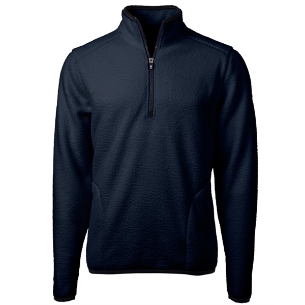 Men's sweatshirt with a quarter-zip, brushed fleece interior, zipper, and pockets.... from ASI 47965 Cutter & Buck
