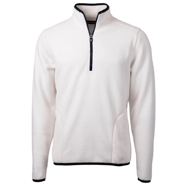 Men's sweatshirt with a quarter-zip, brushed fleece interior, zipper, and pockets.... from ASI 47965 Cutter & Buck