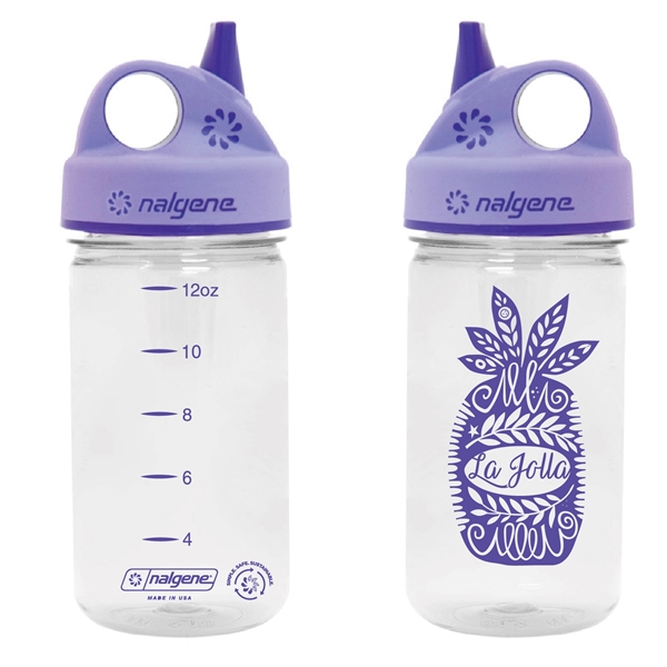 12oz. BPA free Tritan made Nalgene Grip' n Gulp Bottle.... from ASI 74245 Nordic Co Inc / Nordic Promos