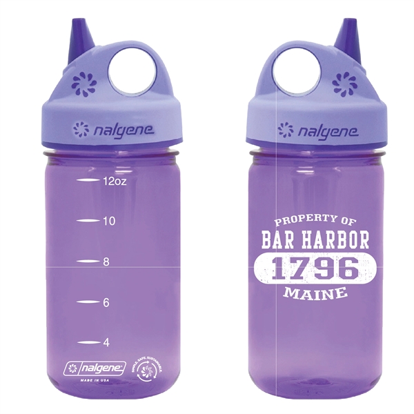 12oz. BPA free Tritan made Nalgene Grip' n Gulp Bottle.... from ASI 74245 Nordic Co Inc / Nordic Promos