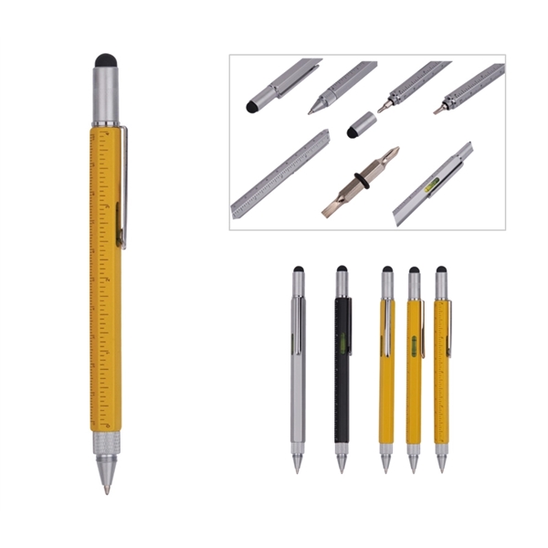 5-in-1 multifunction pen with tool set and laser engrave on one... from ASI 37218 Athena Promo (tm)