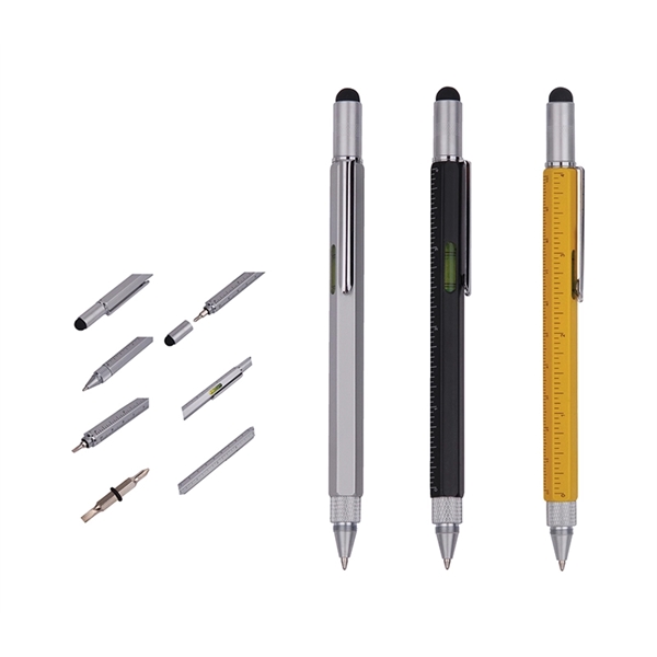 5-in-1 multifunction pen with tool set and laser engrave on one... from ASI 37218 Athena Promo (tm)