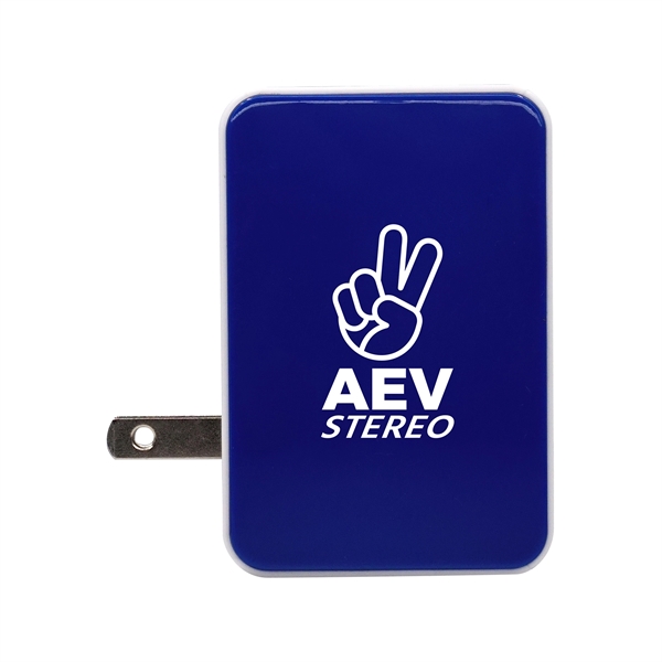 UL 4 PORT USB FOLDING WALL CHARGER... from ASI 30208 A P Specialties / AP Specialties