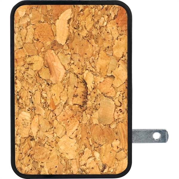 UL 4 PORT CORK USB FOLDING WALL CHARGER... from ASI 30208 A P Specialties / AP Specialties