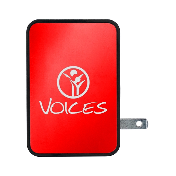 UL 4 PORT VIVID USB FOLDING WALL CHARGER... from ASI 30208 A P Specialties / AP Specialties