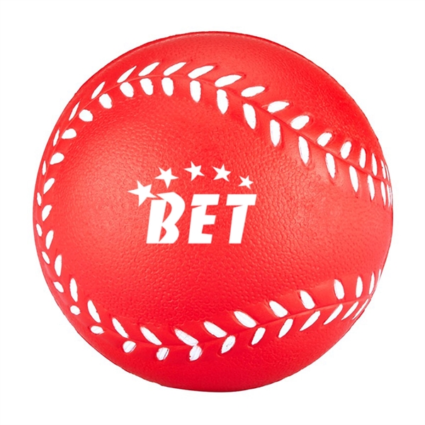 2.5" baseball-shaped stress reliever.... from ASI 63549 Jornik Manufacturing Corp / Jornik