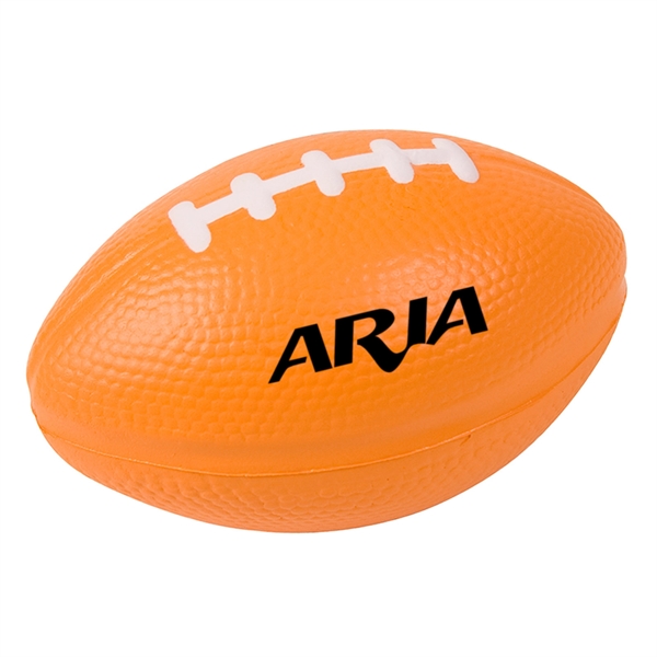 3" football shaped stress reliever.... from ASI 63549 Jornik Manufacturing Corp / Jornik