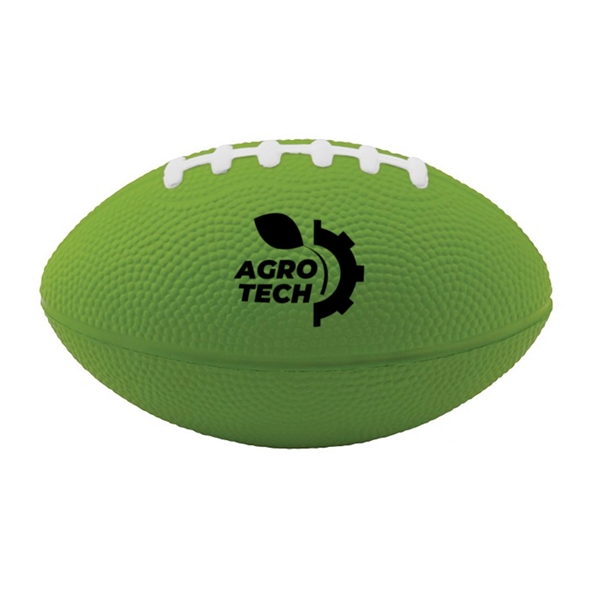 3" x 3" x 5" football shaped stress reliever.... from ASI 63549 Jornik Manufacturing Corp / Jornik