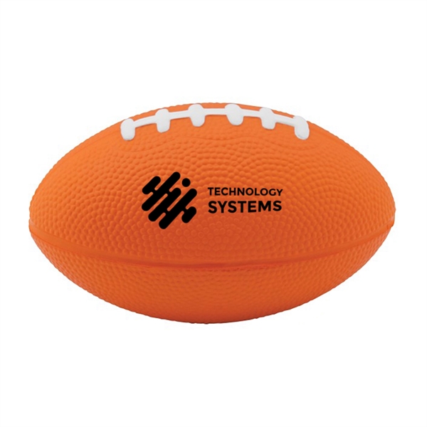 3" x 3" x 5" football shaped stress reliever.... from ASI 63549 Jornik Manufacturing Corp / Jornik