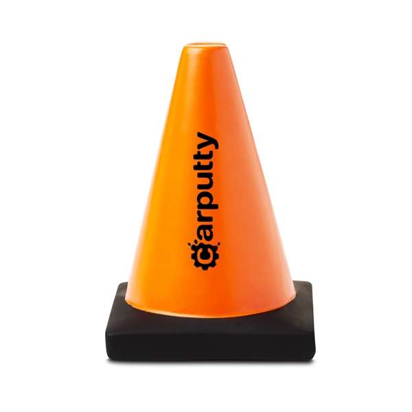 3.75" x 2.5" traffic cone shaped stress reliever.... from ASI 63549 Jornik Manufacturing Corp / Jornik