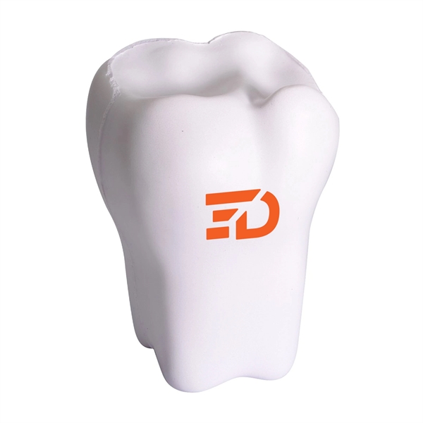 2" x 3.5" x 2" tooth shaped stress reliever.... from ASI 63549 Jornik Manufacturing Corp / Jornik