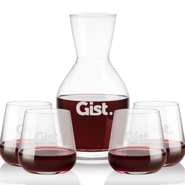 Our 38oz Crystalline Westwood Carafe & 11oz Crystalline Howden Stemless Footed... from ASI 84592 St Regis Group