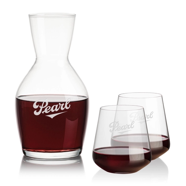 Our 38oz Crystalline Westwood Carafe & 10.5oz Crystalline Cannes Stemless Wine... from ASI 84592 St Regis Group