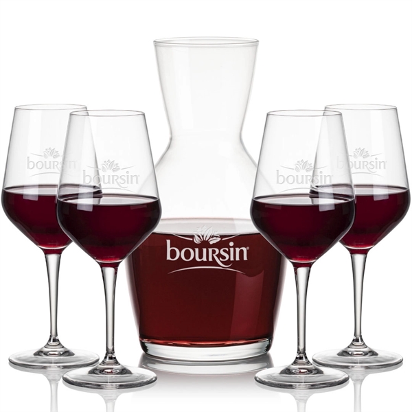 Our 38oz Crystalline Westwood Carafe & 15oz Crystalline Germain Wine Set... from ASI 84592 St Regis Group