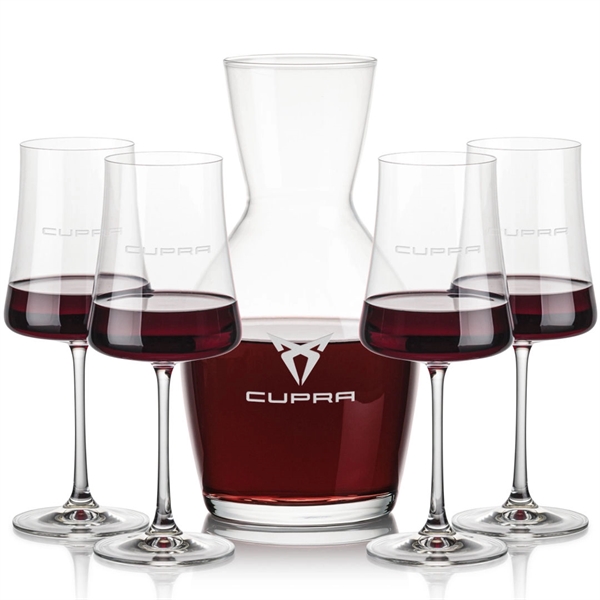 Our 38oz Crystalline Westwood Carafe & 12oz Crystalline Dakota Wine Set... from ASI 84592 St Regis Group