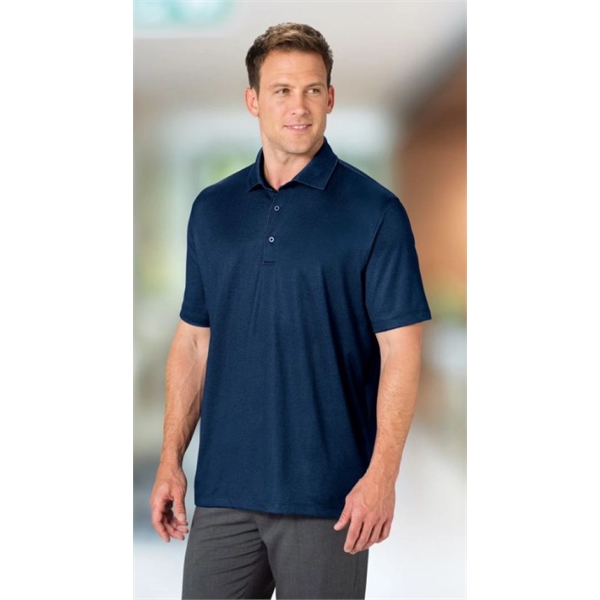 Derby polo with wrinkle-resistant finish made of  95% Microfiber Polyester/5%... from ASI 85988 Century Place Apparel