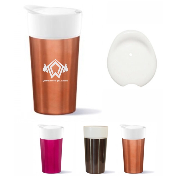 Ceramic Lined Stainless Foam Insulated Tumbler 14 oz. comes with durable... from ASI 72657 Active Life Promo / Apres Ski