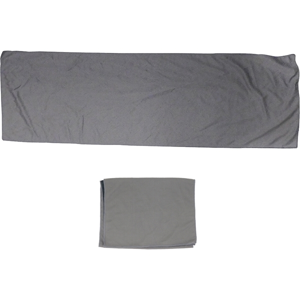 The sports cooling towel wicks moisture away from your skin, while... from ASI 61966 HPG / Mixie