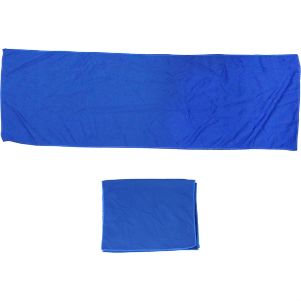 The sports cooling towel wicks moisture away from your skin, while... from ASI 61966 HPG / Mixie