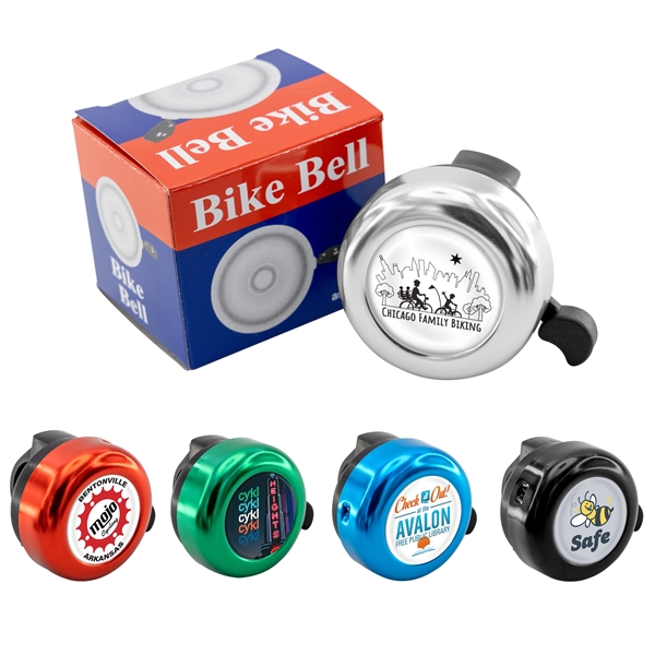 3" x 3" bicycle bell with full color dome imprint.... from ASI 52263 EMT / EMT