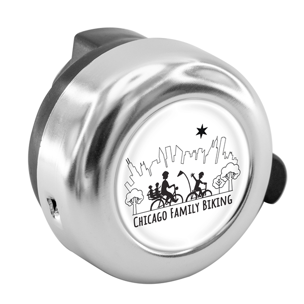 3" x 3" bicycle bell with full color dome imprint.... from ASI 52263 EMT / EMT