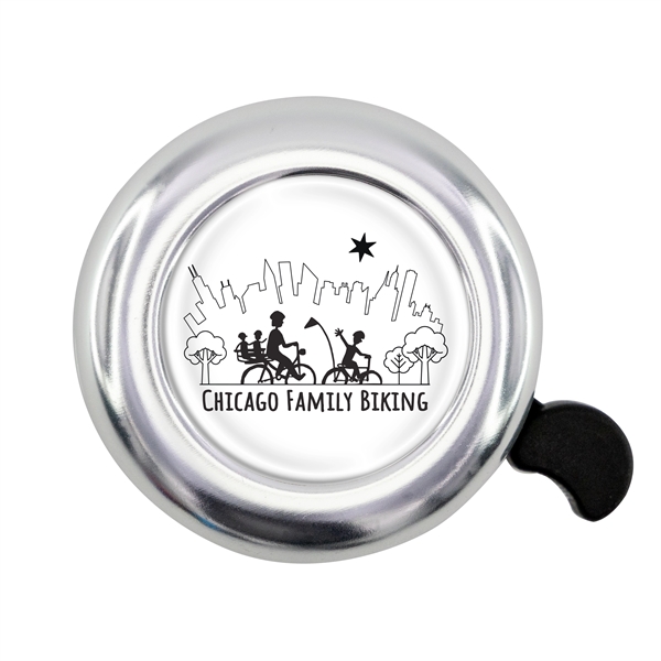 3" x 3" bicycle bell with full color dome imprint.... from ASI 52263 EMT / EMT