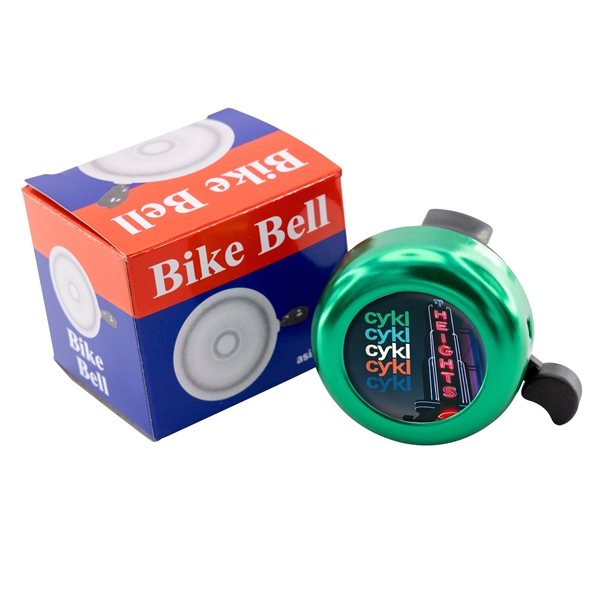 3" x 3" bicycle bell with full color dome imprint.... from ASI 52263 EMT / EMT