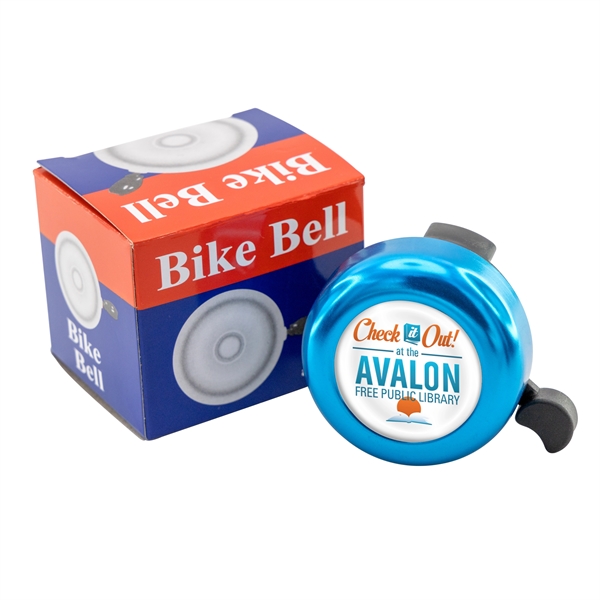 3" x 3" bicycle bell with full color dome imprint.... from ASI 52263 EMT / EMT