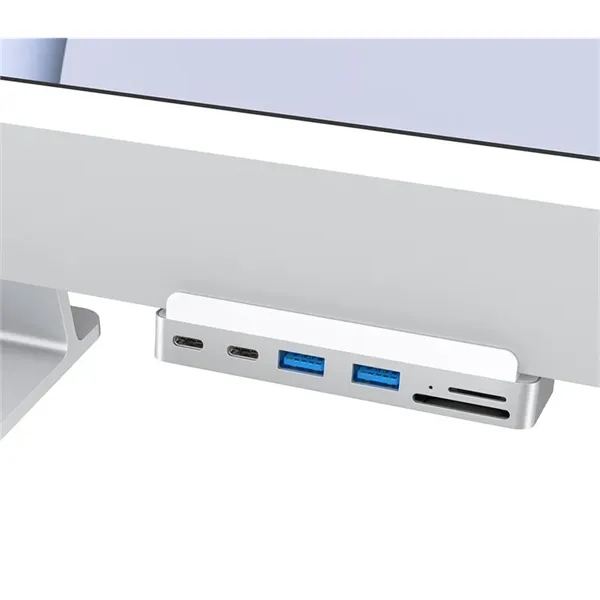 6-in-1 USB hub for iMac plus laser engraving on 1 side... from ASI 37218 Athena Promo (tm)