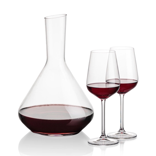 The Terrassa Carafe & 2 Elderwood Wine Set is a stellar... from ASI 84592 St Regis Group