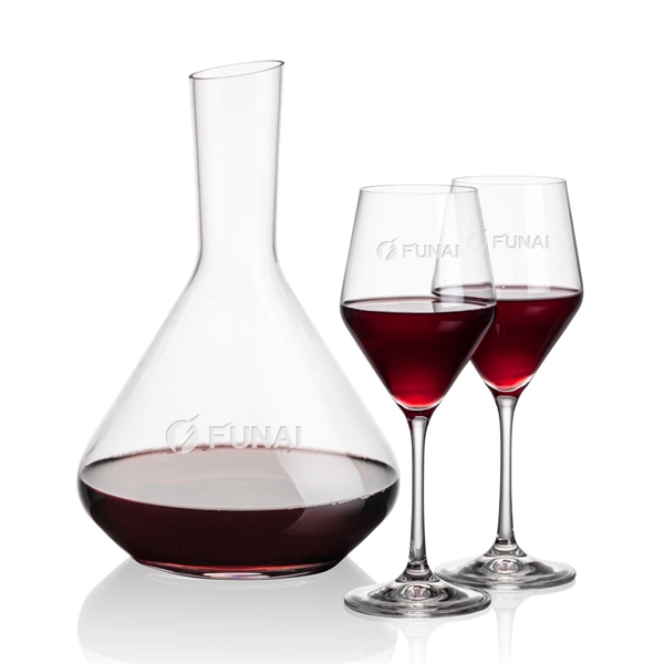 The Terrassa Carafe & 2 Bengston Wine Set is a stellar... from ASI 84592 St Regis Group