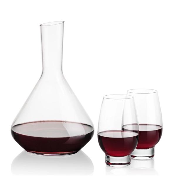 The Terrassa Carafe & 2 Glenarden Wine Set is a stellar... from ASI 84592 St Regis Group