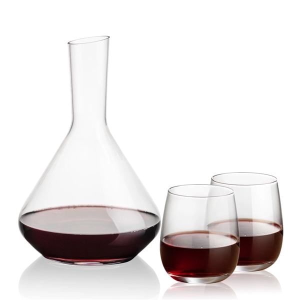 The Terrassa Carafe & 2 Crestview Wine Set is a stellar... from ASI 84592 St Regis Group