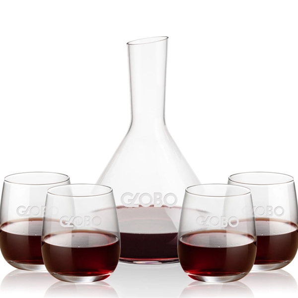 The Terrassa Carafe & 2 Crestview Wine Set is a stellar... from ASI 84592 St Regis Group