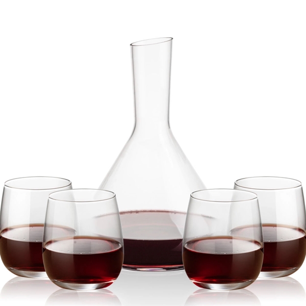 The Terrassa Carafe & 2 Crestview Wine Set is a stellar... from ASI 84592 St Regis Group