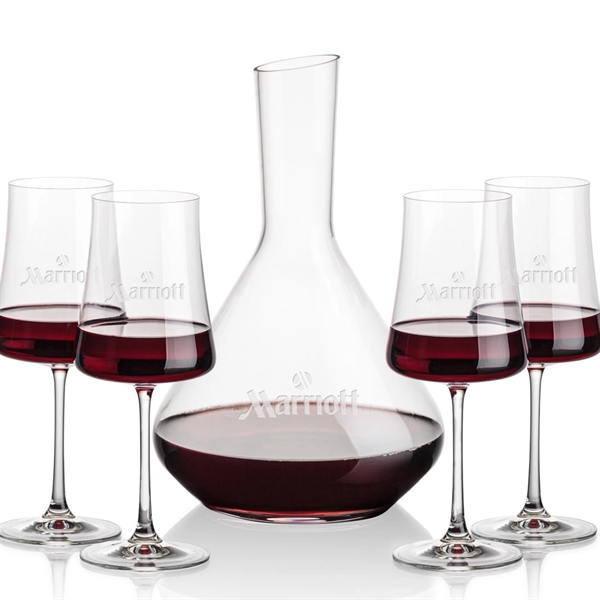 The Terrassa Carafe & 2 Dakota Wine Set is a stellar... from ASI 84592 St Regis Group
