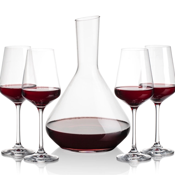 The Terrassa Carafe & 2 Breckland Wine Set is a stellar... from ASI 84592 St Regis Group