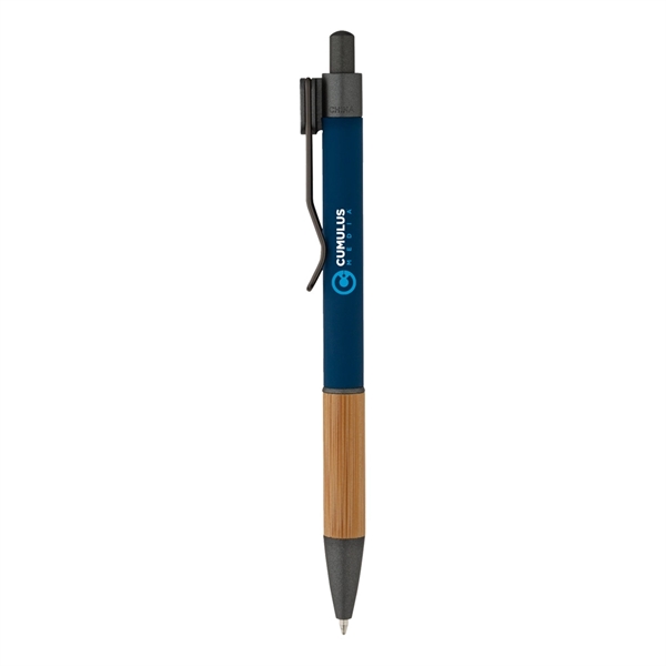 Soft Touch Bamboo Grip Ballpoint Pen... from ASI 31517 Admart Products / Admart Line