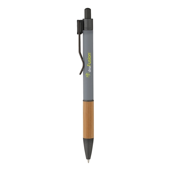 Soft Touch Bamboo Grip Ballpoint Pen... from ASI 31517 Admart Products / Admart Line