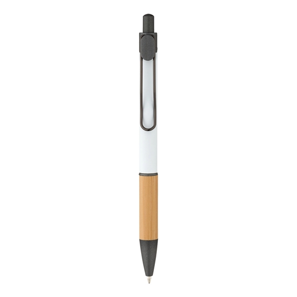 Soft Touch Bamboo Grip Ballpoint Pen... from ASI 31517 Admart Products / Admart Line