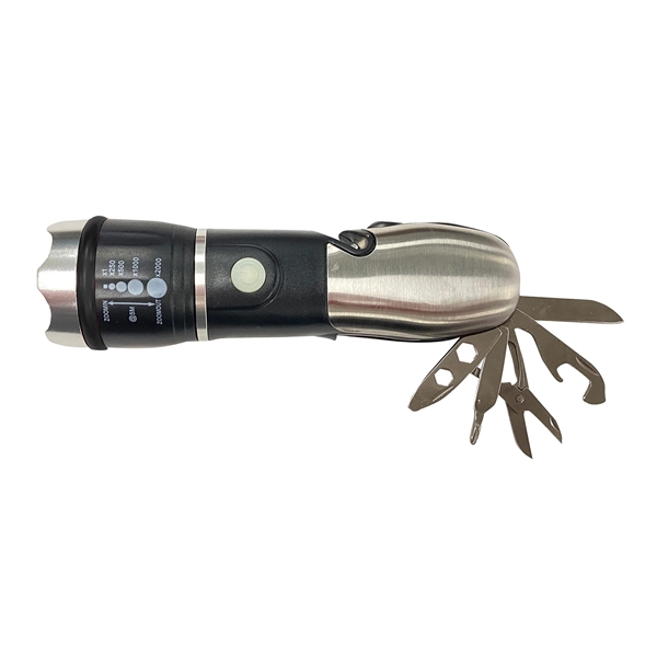 Multi-tool LED Flashlight Emergency Torch with 6 Tools... from ASI 63698 Justin Case®