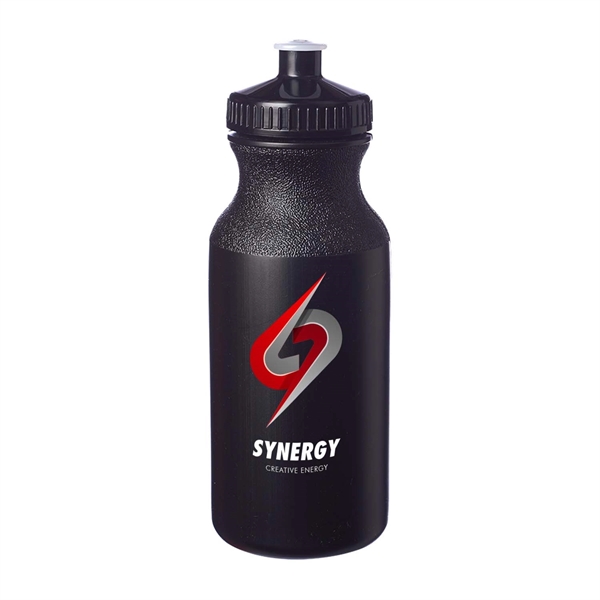 20 oz. polyethylene water bottle with flip top lid and easy... from ASI 62088 IDProductsource