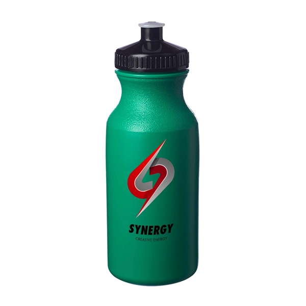 20 oz. polyethylene water bottle with flip top lid and easy... from ASI 62088 IDProductsource