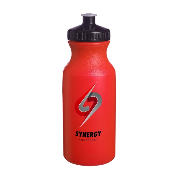 20 oz. polyethylene water bottle with flip top lid and easy... from ASI 62088 IDProductsource
