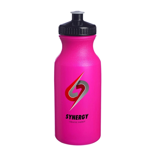 20 oz. polyethylene water bottle with flip top lid and easy... from ASI 62088 IDProductsource