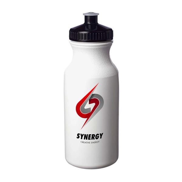 20 oz. polyethylene water bottle with flip top lid and easy... from ASI 62088 IDProductsource