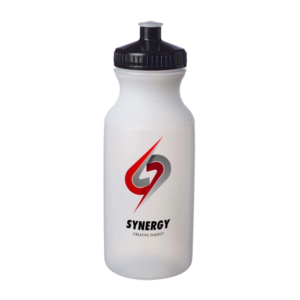 20 oz. polyethylene water bottle with flip top lid and easy... from ASI 62088 IDProductsource