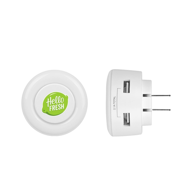 Lakeview LED Night Light Wall Charger works as a night light... from ASI 90154 Sunjoy Group Inc