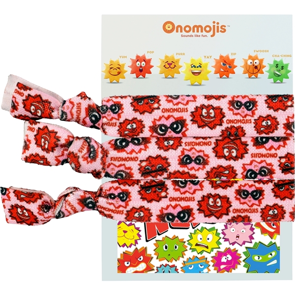 STRETCHY FULL COLOR HAIR TIES... from ASI 30208 A P Specialties / AP Specialties